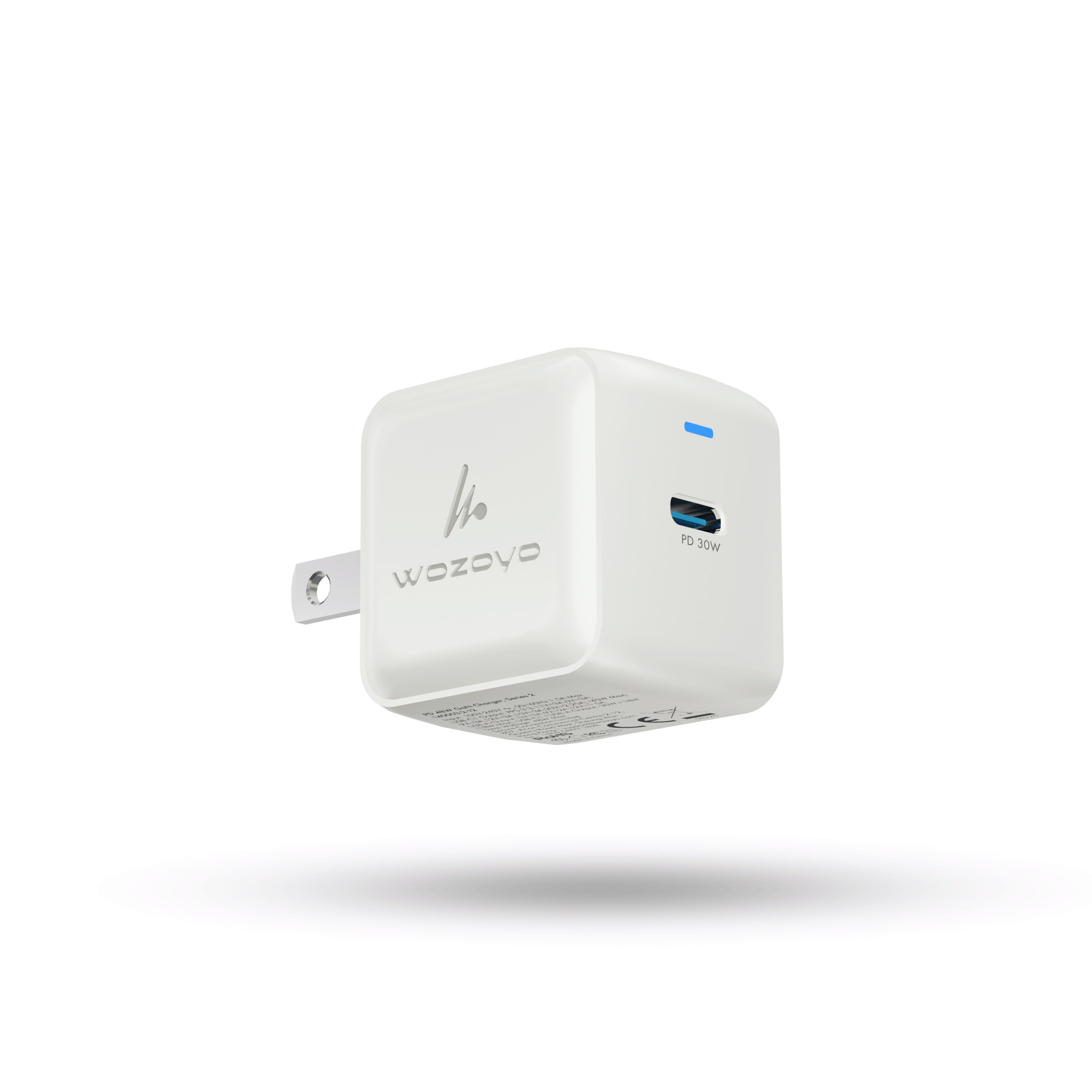 PD 30W GaN Charger, White, Series 1