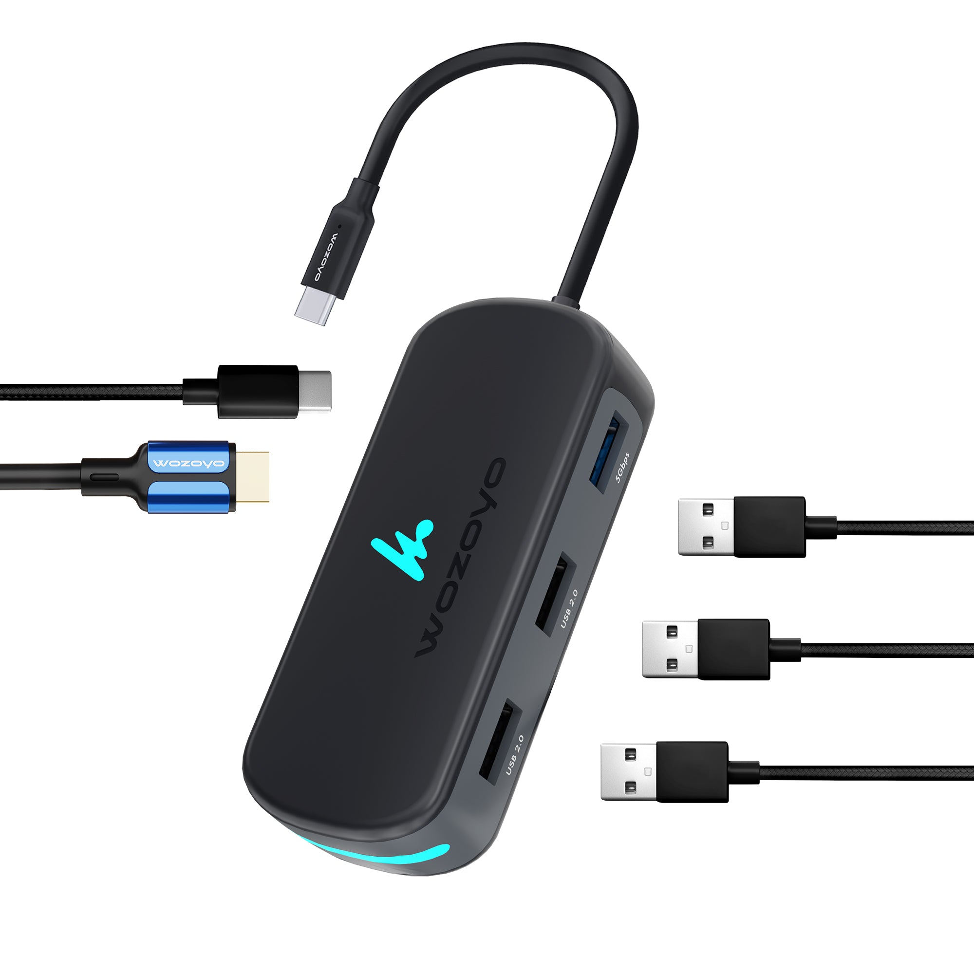 Type C 5 in 1 Docking Station, Series 1