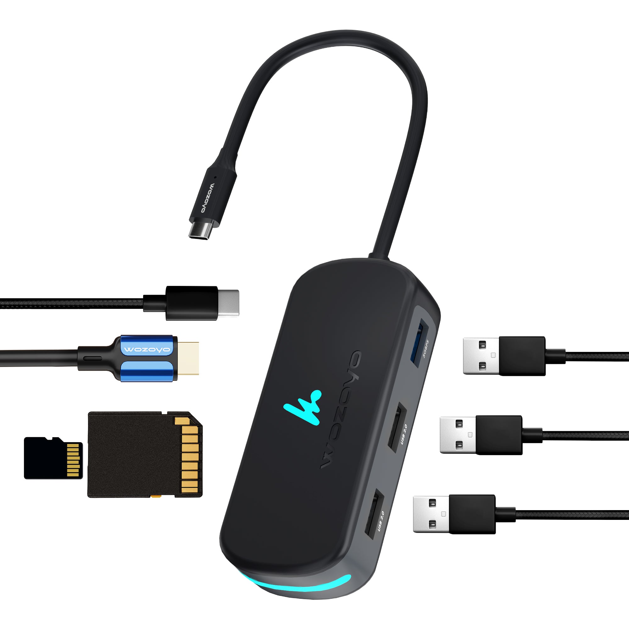 Type C 7 in 1 Docking Station, Series 1