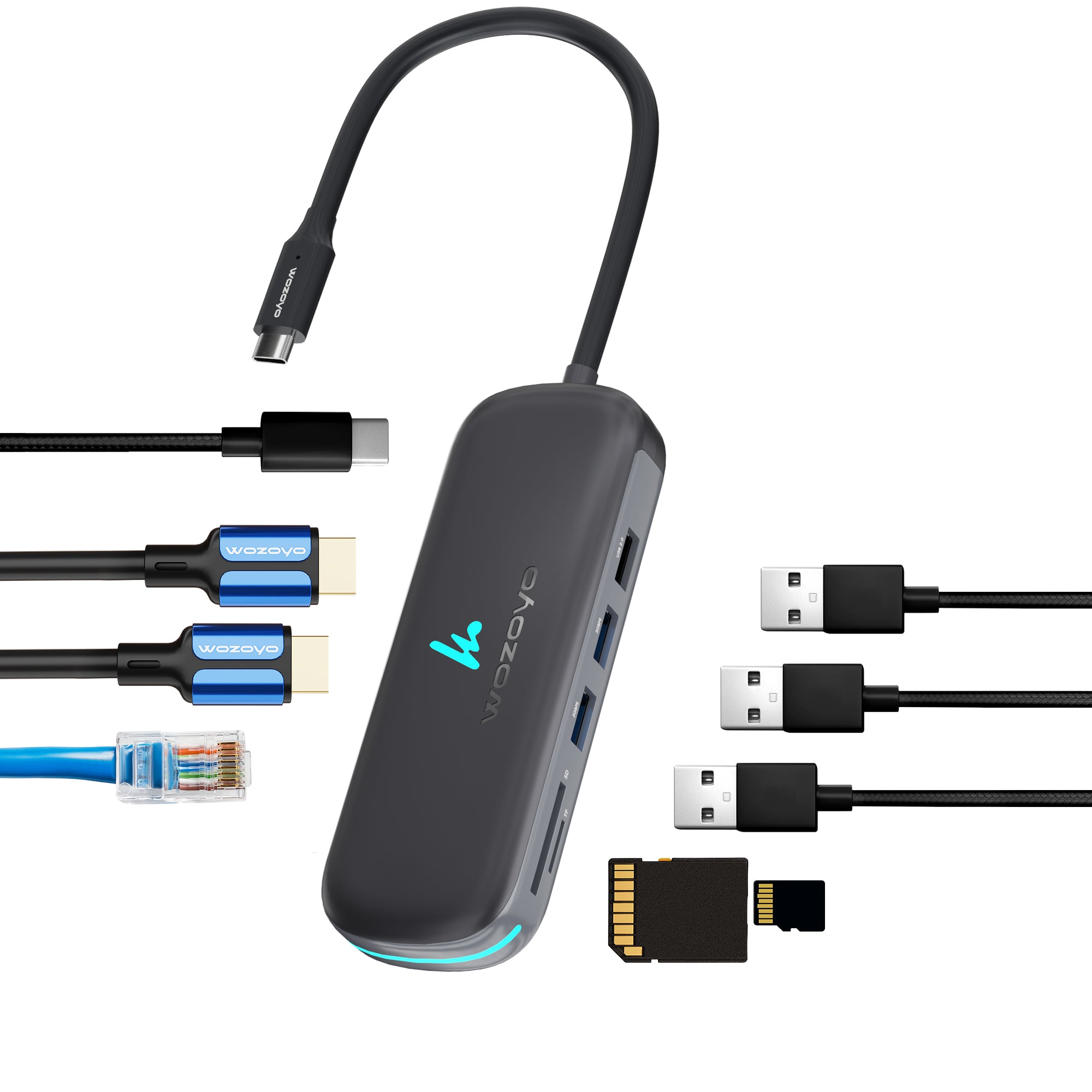 Type C 9 in 1 Docking Station, Series 1