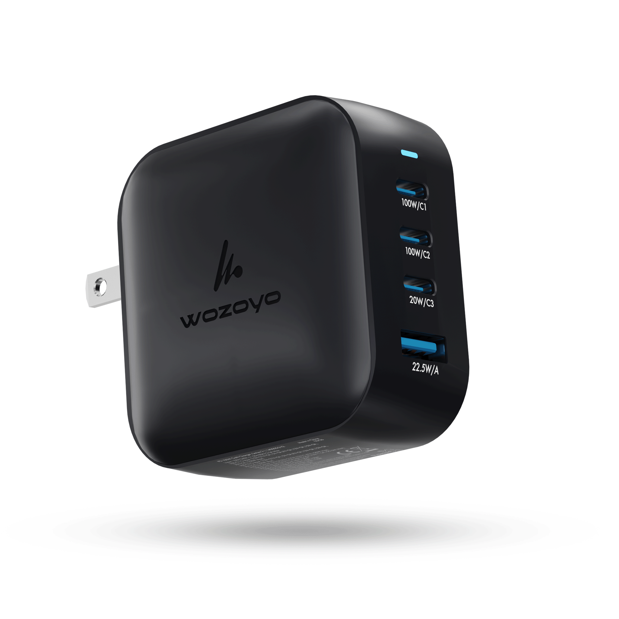 PD 100W GaN Charger, Black, Series 2