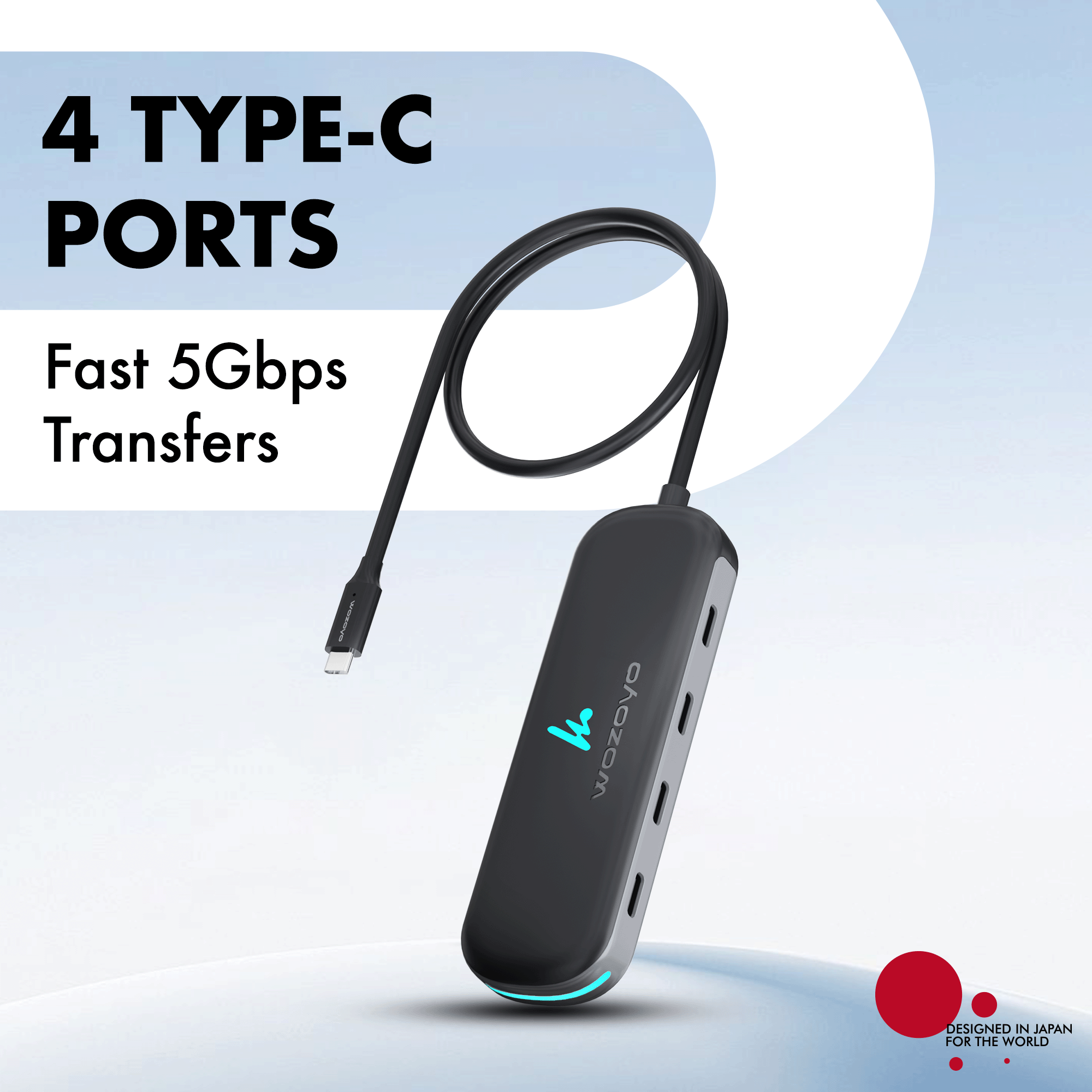 Type C to 4 in 1 Type C Hub, Series 1