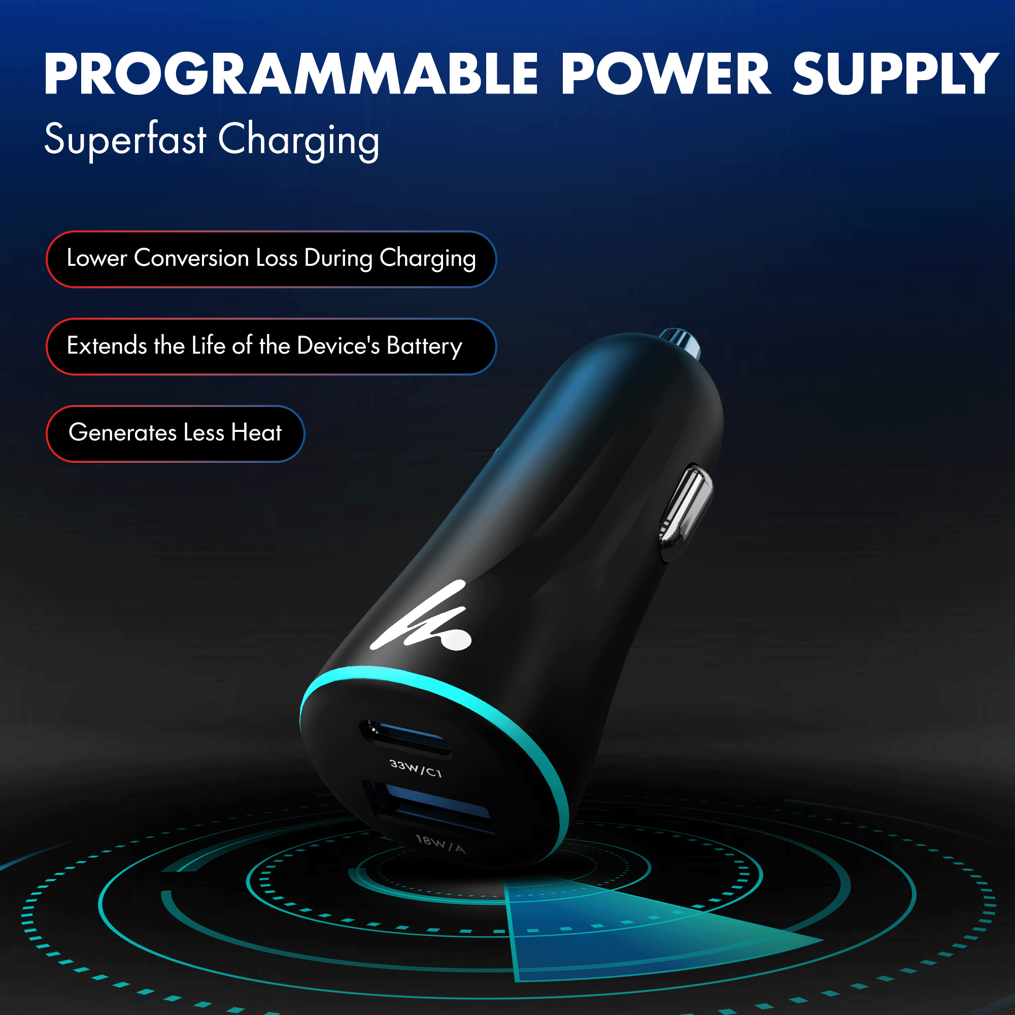 PD 51W Car Charger, Series 1