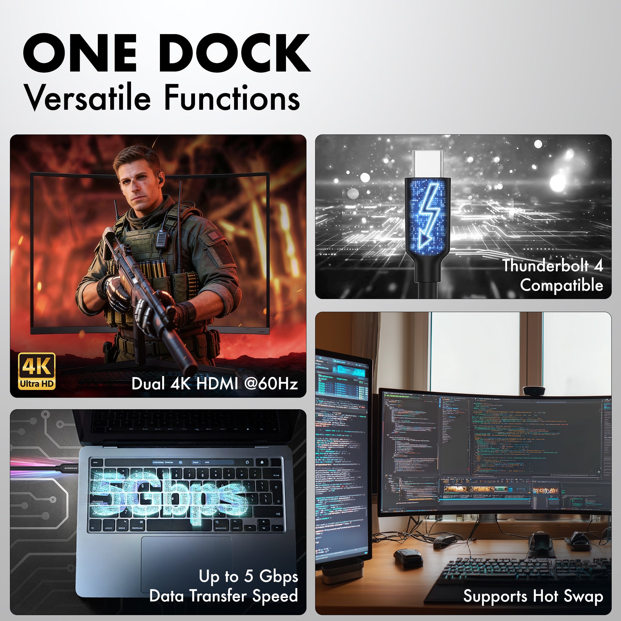 10 in 1 Docking Station