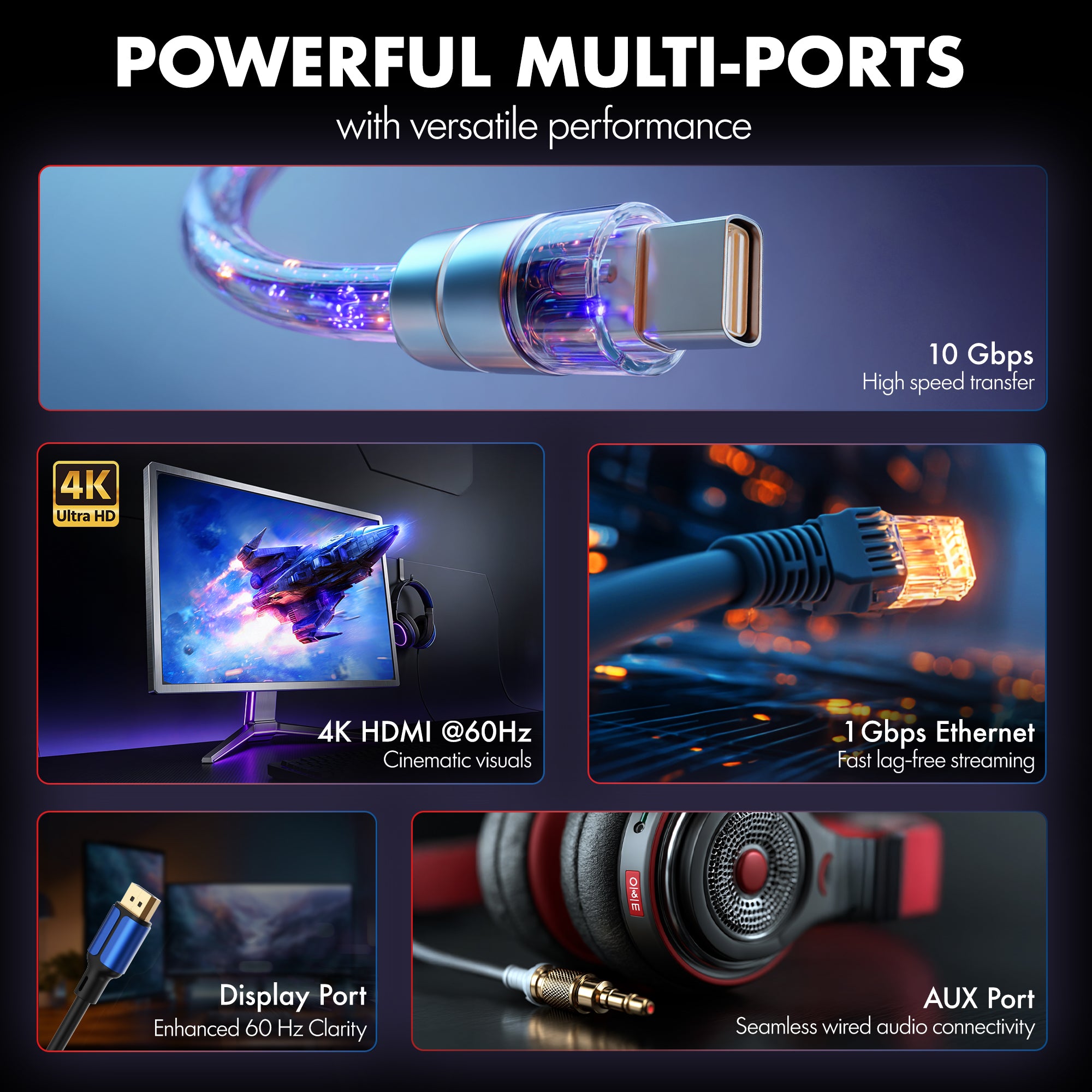 Type C 11 in 1 Docking Station, Series 1