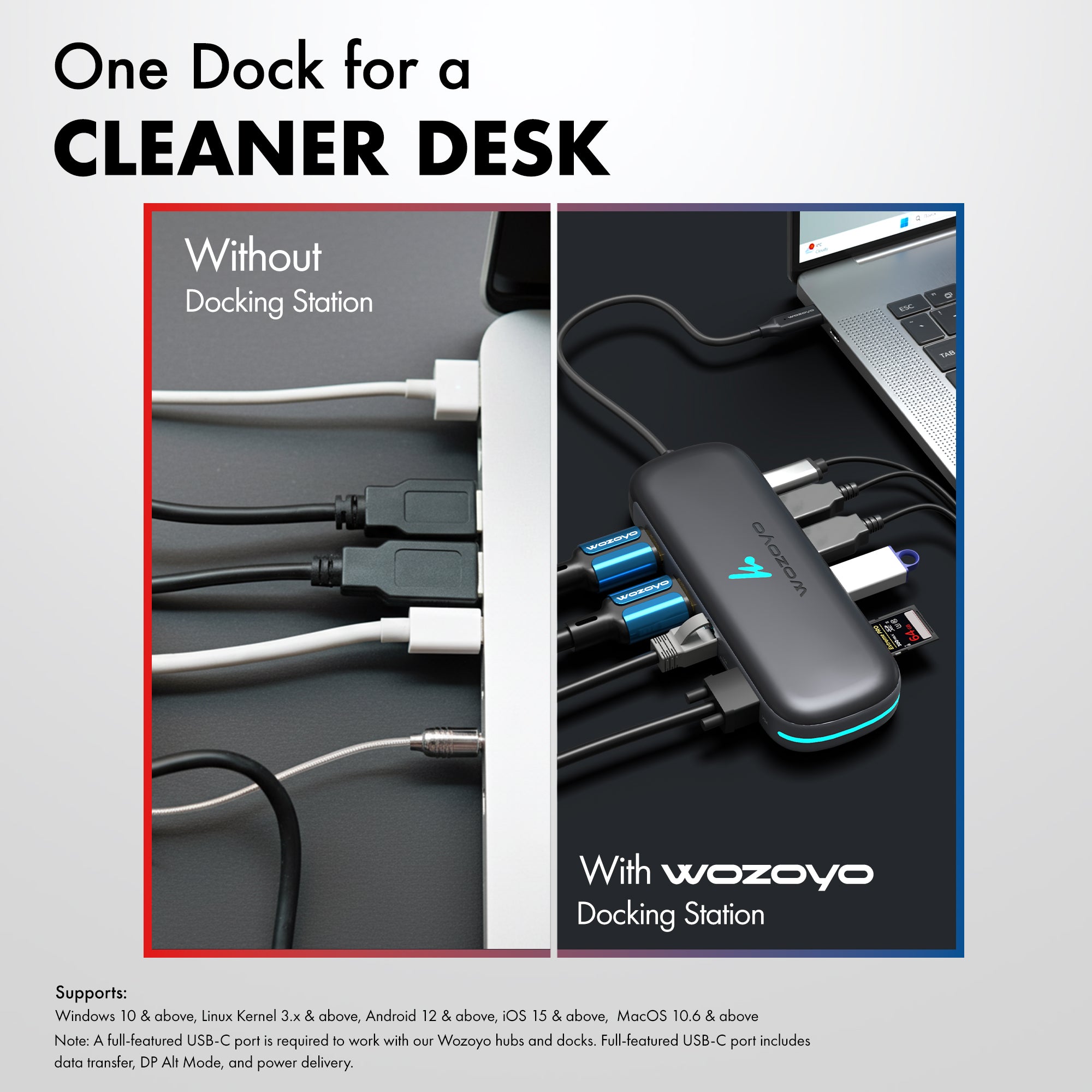 Type C 10 in 1 Docking Station, Series 1