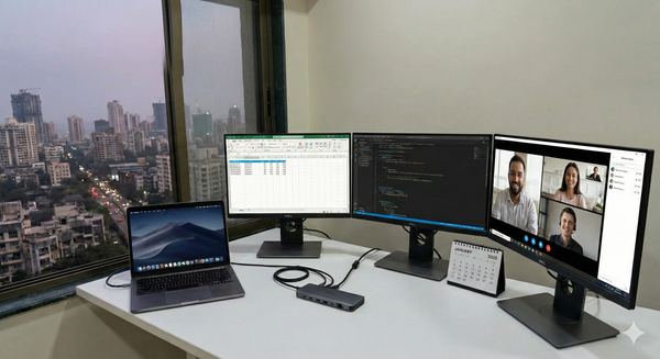 Best Docking Stations That Support Dual & Triple Monitors in India (2025 Edition)