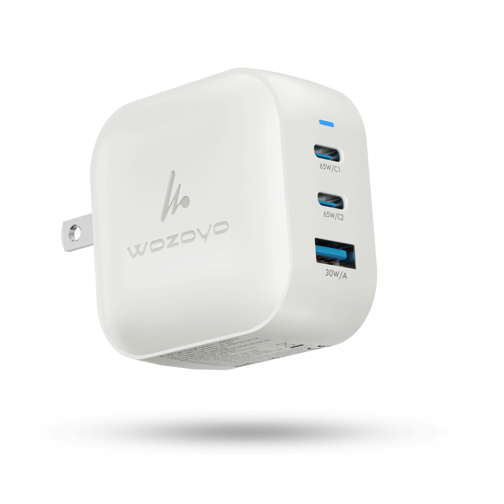 PD 65W GaN Charger, White, Series 2