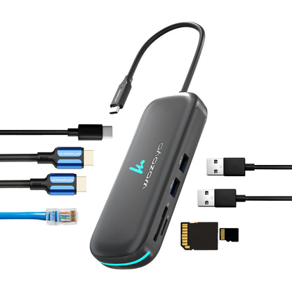 Type C to 8 in 1 Docking Station, Series 1