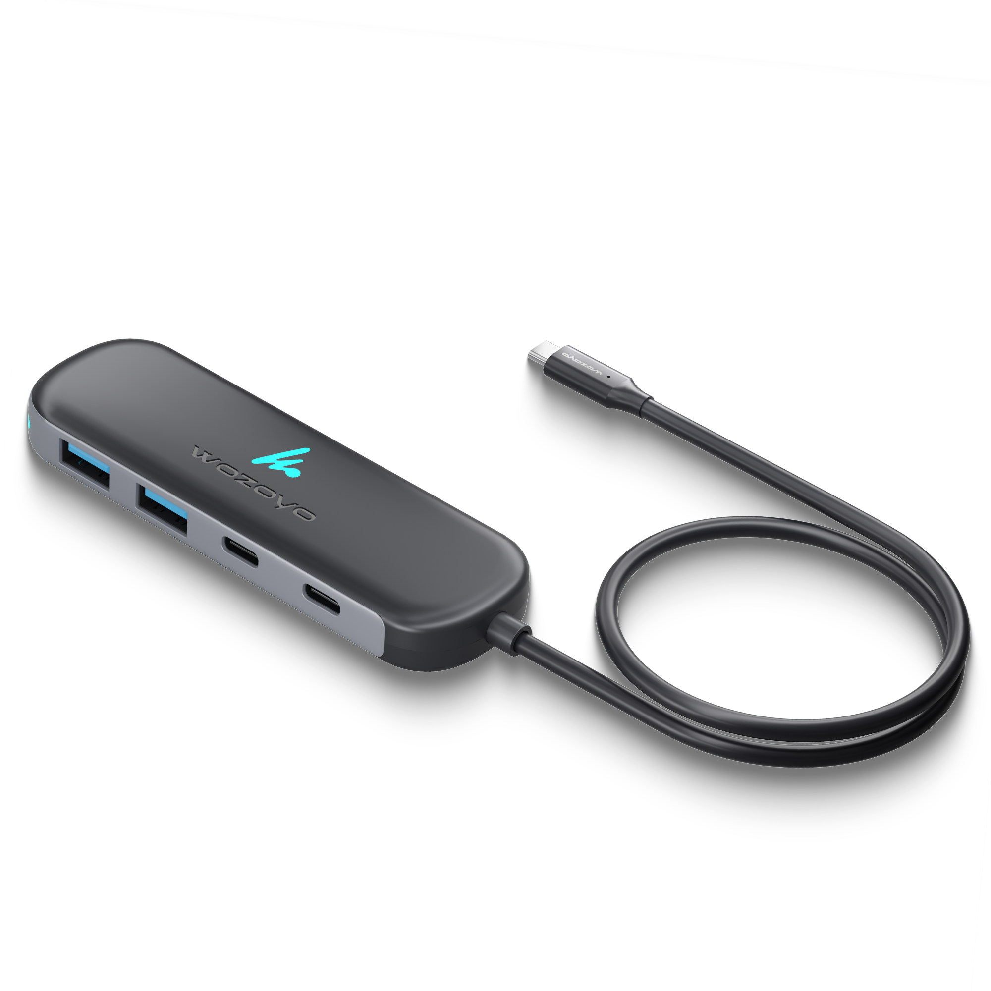 Type C to 2 Port Type C & 2 port USB 3.2 Hub, Series 1