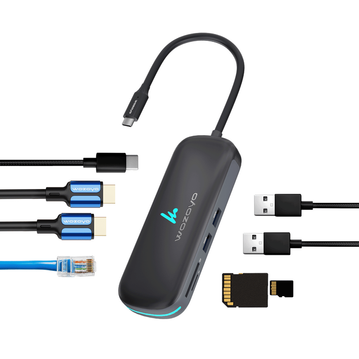 Type C to 8 in 1 Docking Station, Series 1