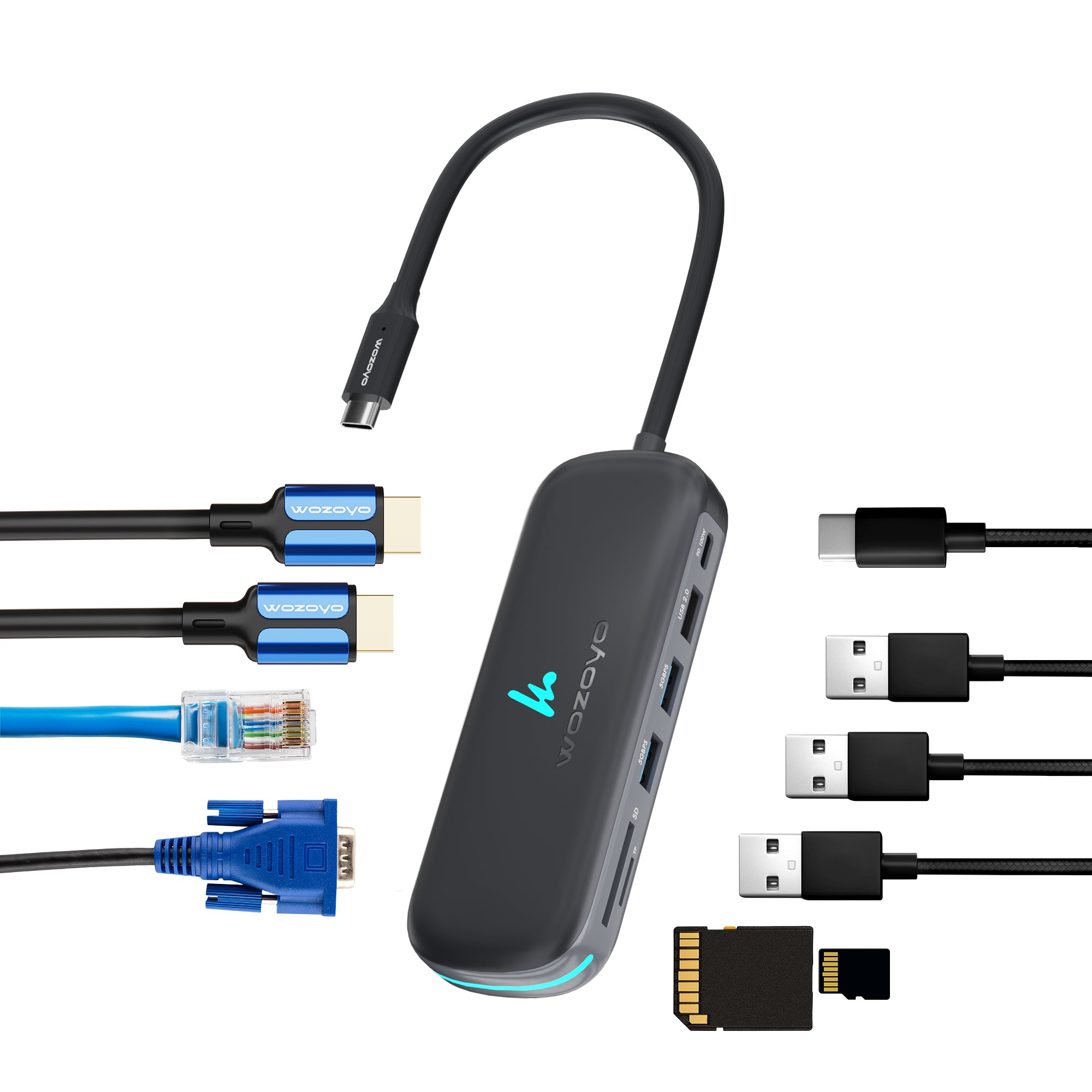 Type C 10 in 1 Docking Station, Series 1