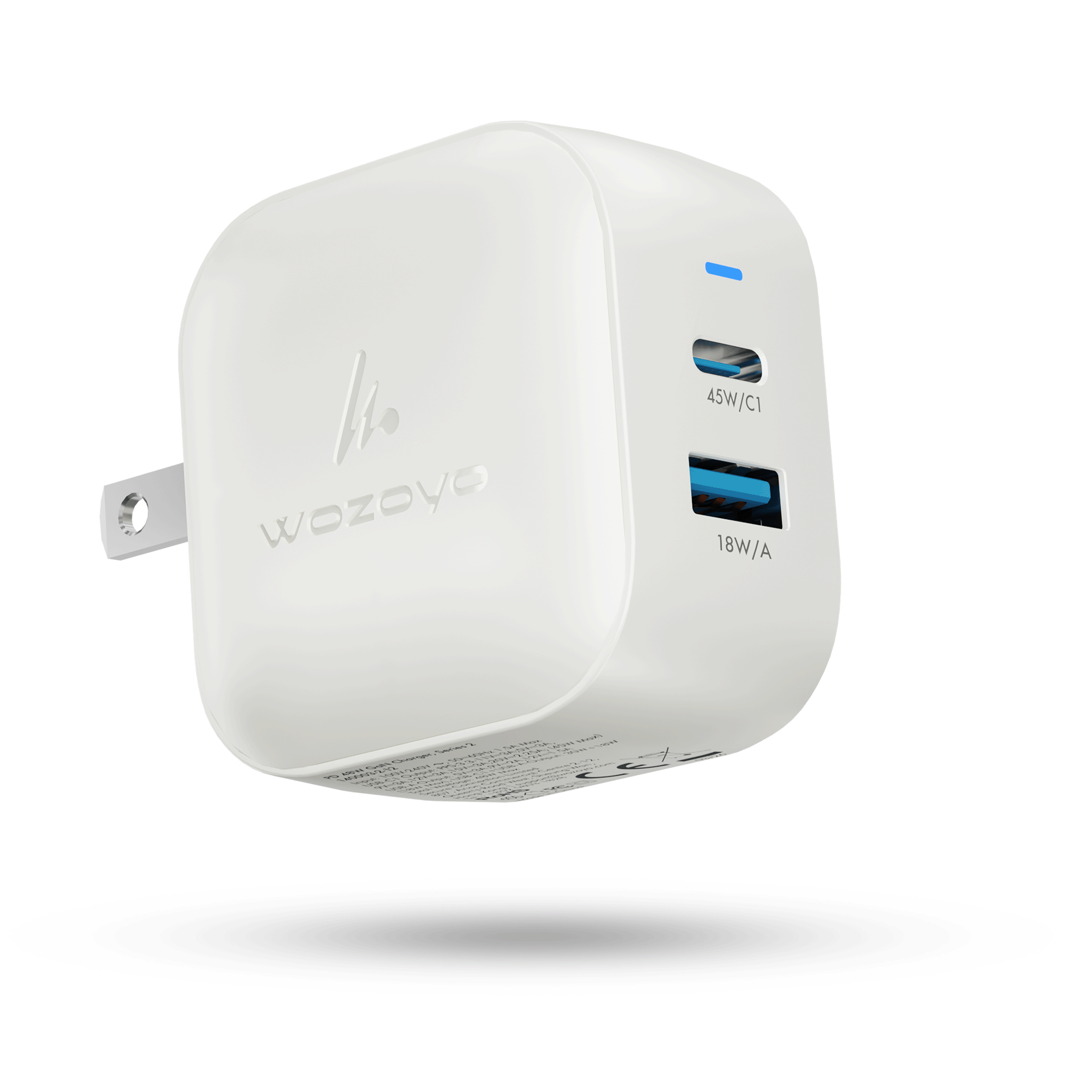 PD 48W GaN Charger, White, Series 2