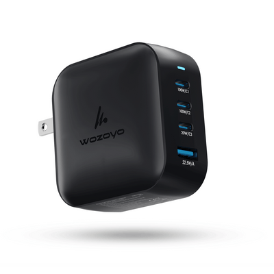 PD 100W GaN Charger, Black, Series 2
