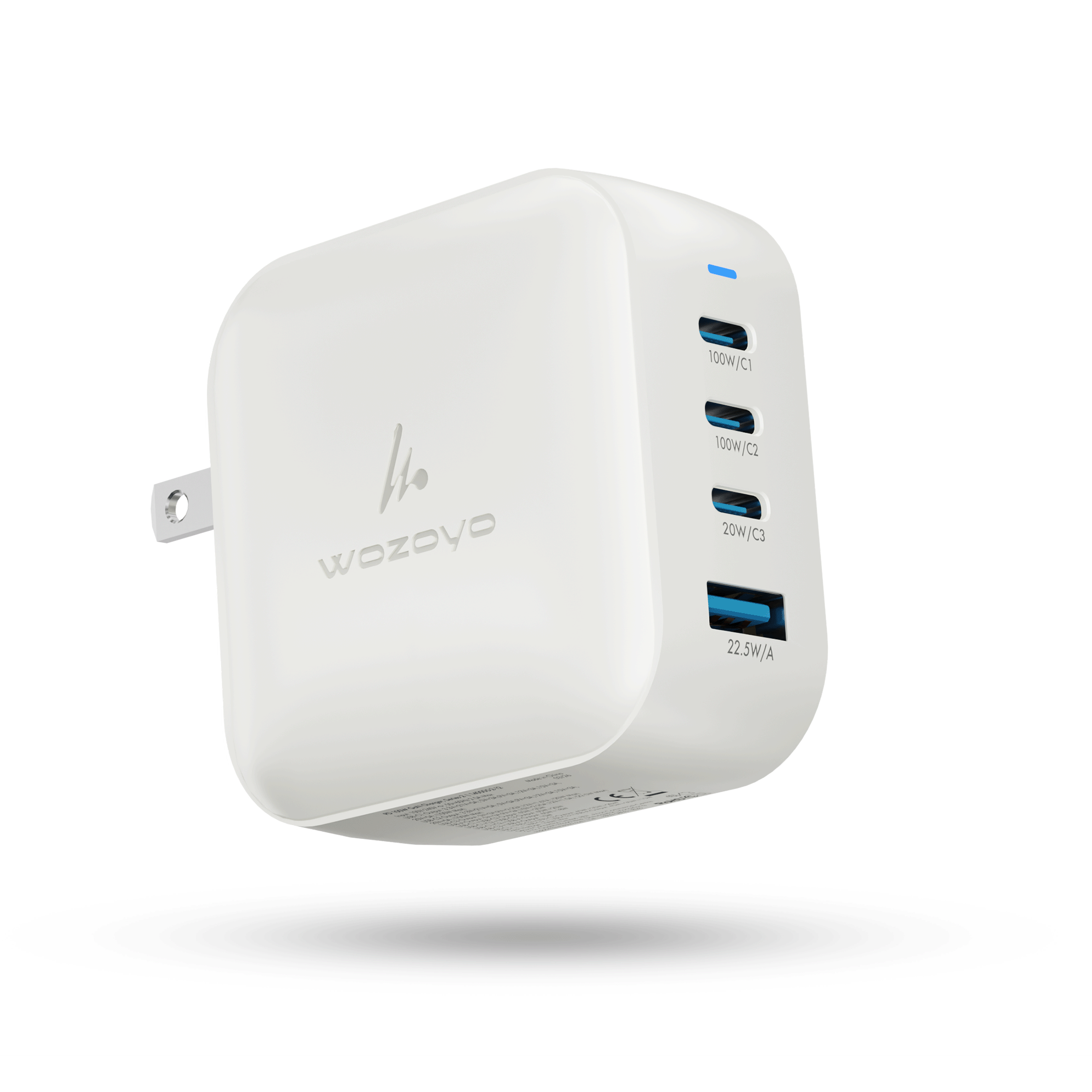 PD 100W GaN Charger, White, Series 2
