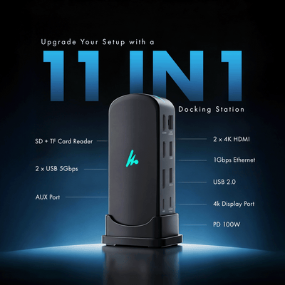 Type C 11 in 1 Docking Station, Series 1