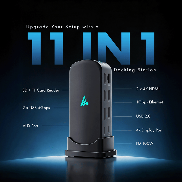 Type C 11 in 1 Docking Station, Series 1