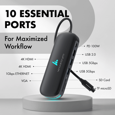 Type C 10 in 1 Docking Station, Series 1