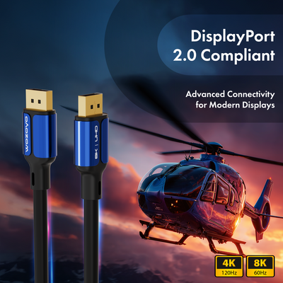 DisplayPort Cable 2.0 Compliant - 2 Meter, Series 1