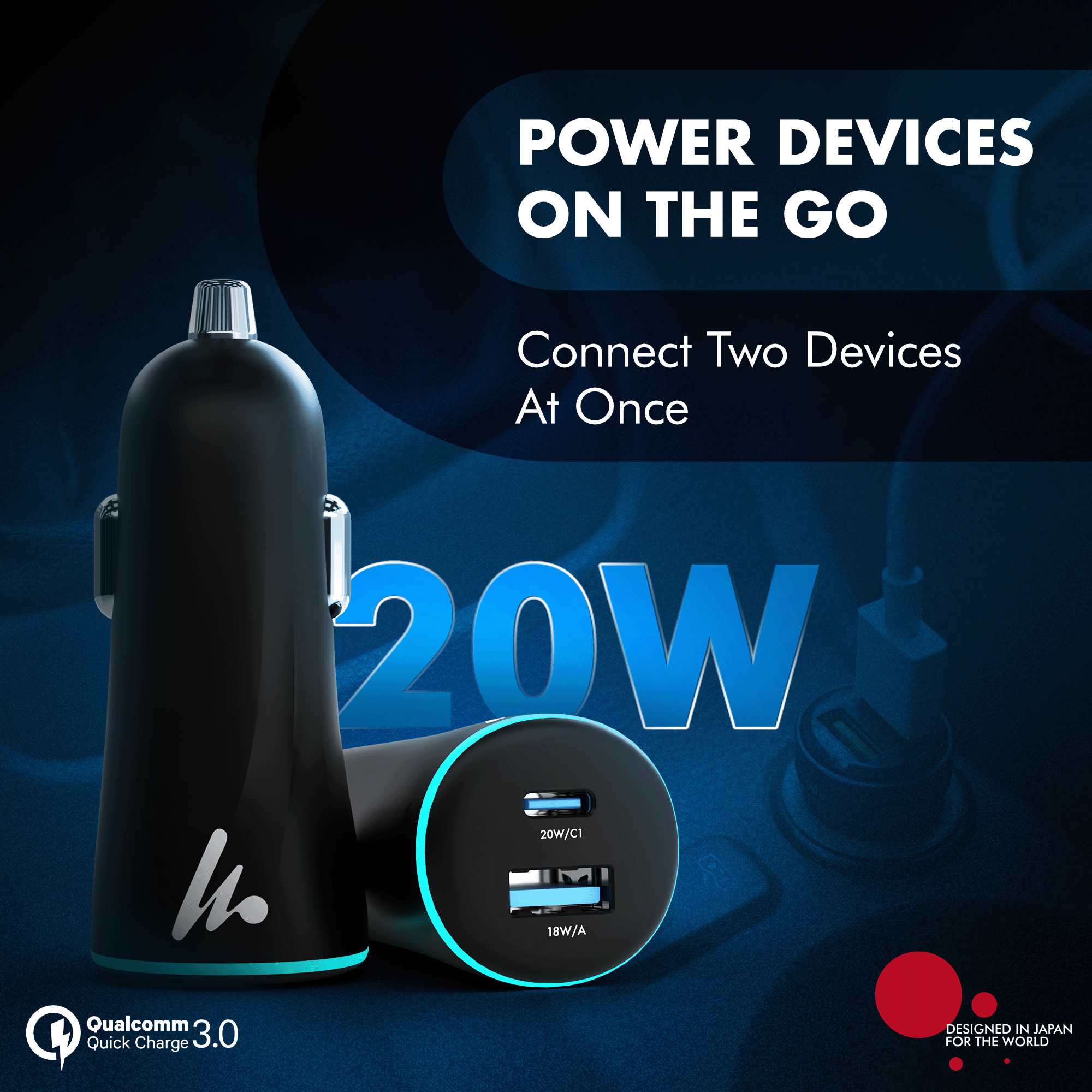 PD 20W Car Charger, Series 1