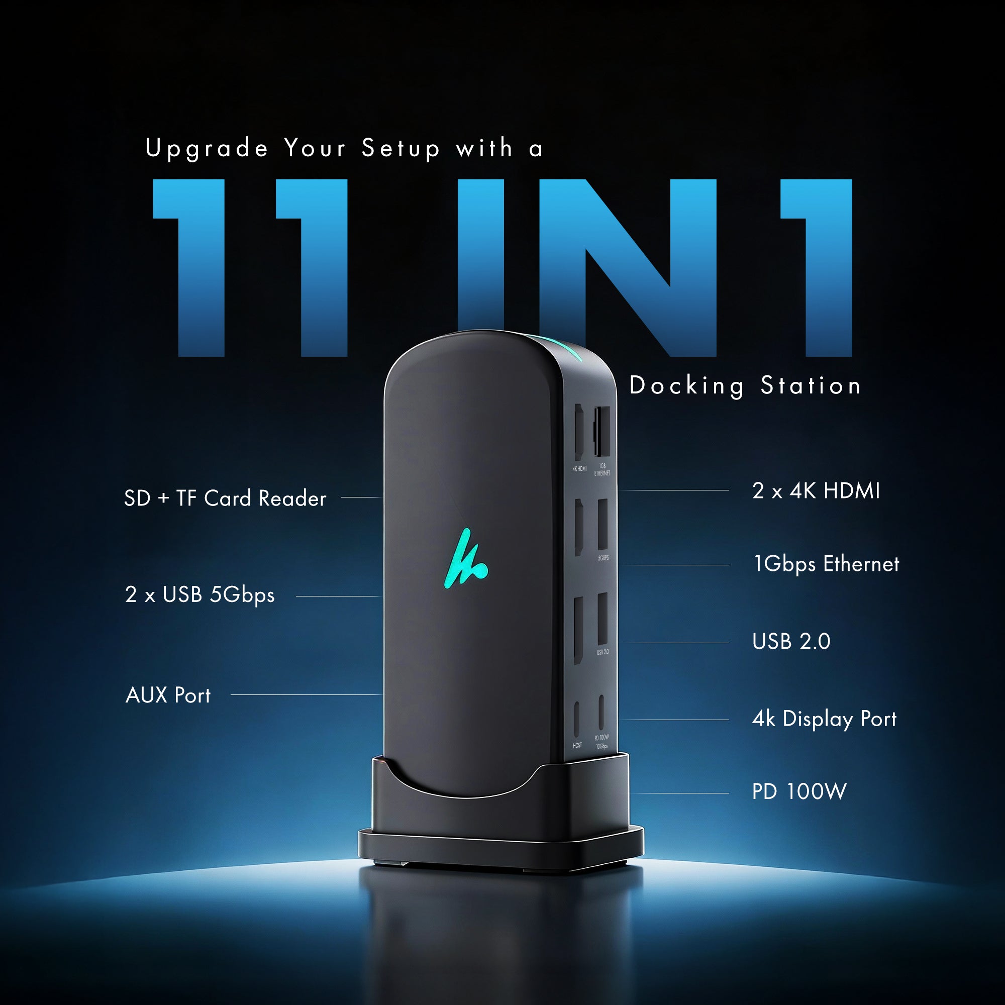 Type C 11 in 1 Docking Station, Series 1