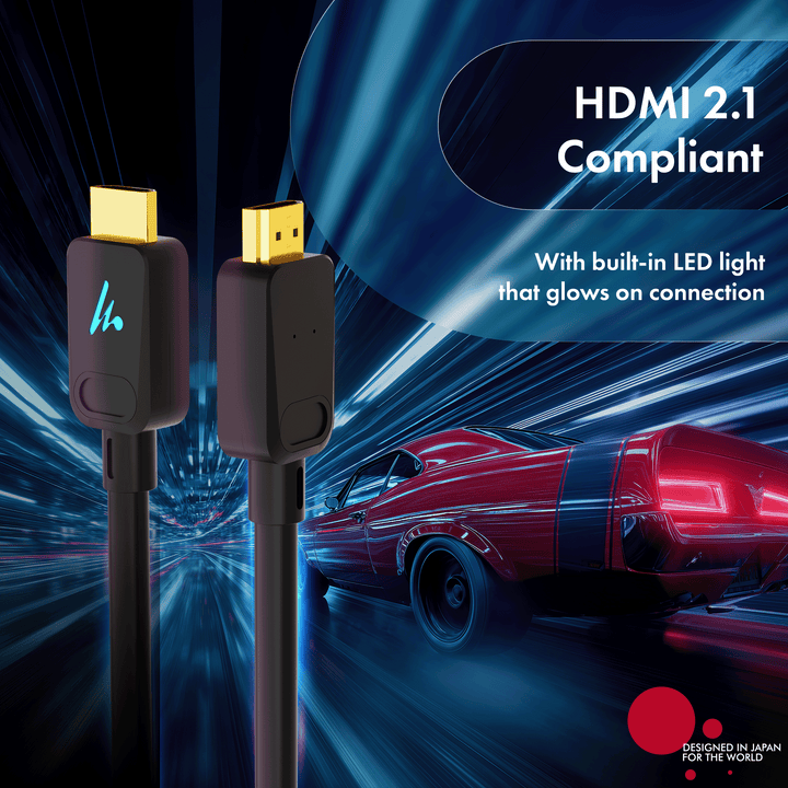 HDMI Cable with LED 2.1 Compliant - 5 Meter, Series 2