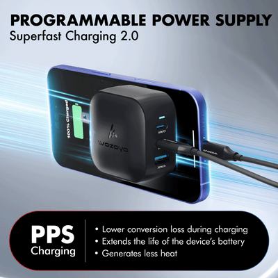 PD 65W GaN Charger, Black, Series 2