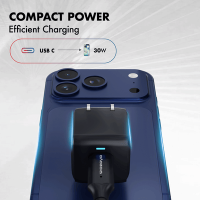 PD 30W GaN Charger, Black, Series 1