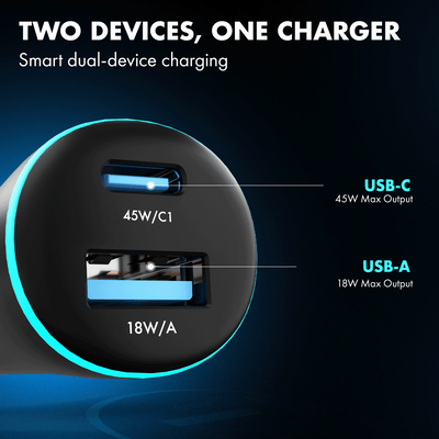PD 45W Car Charger, Series 1