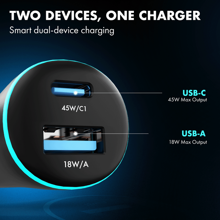 PD 45W Car Charger, Series 1