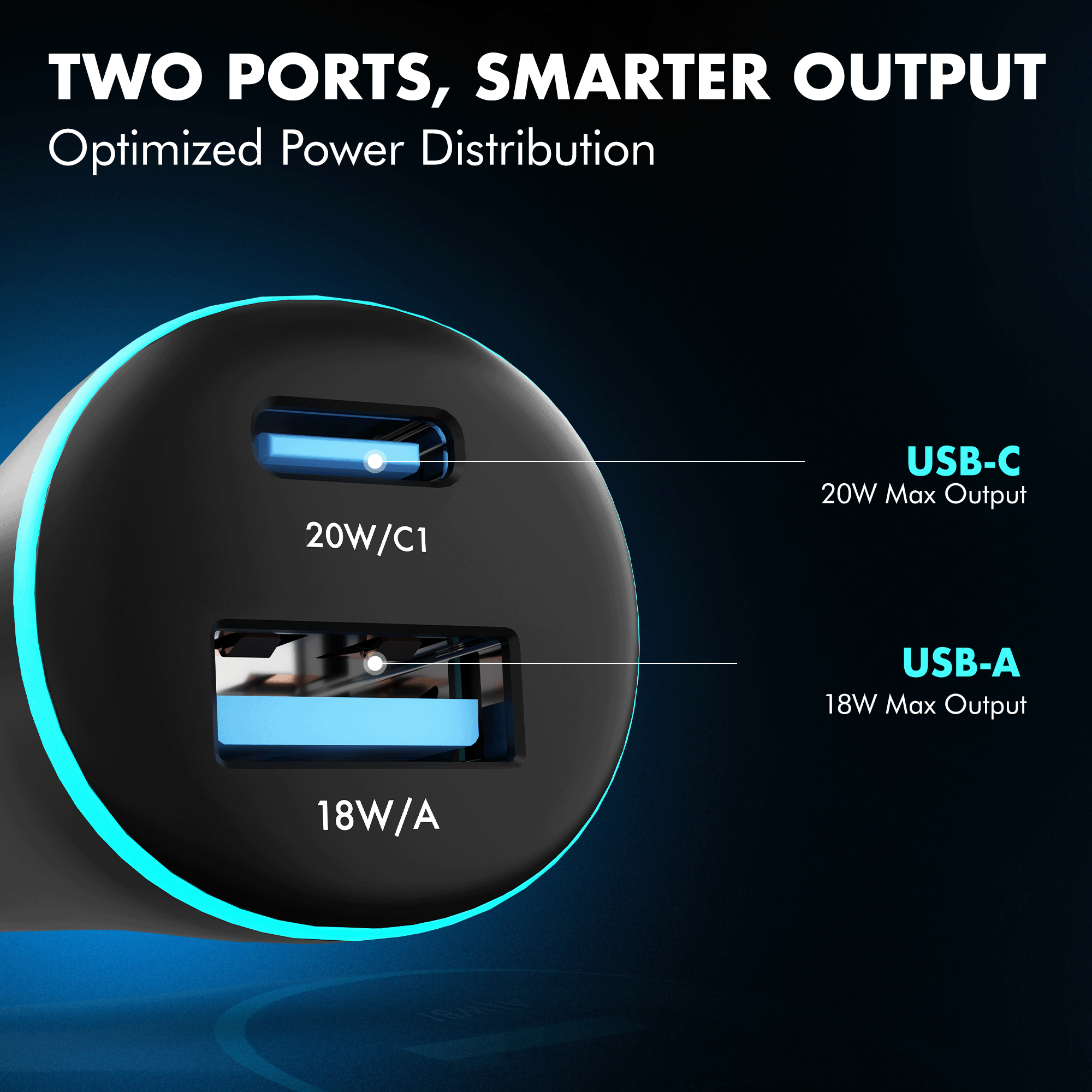 PD 20W Car Charger, Series 1