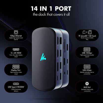 Type C 14 in 1 Docking Station, Series 1
