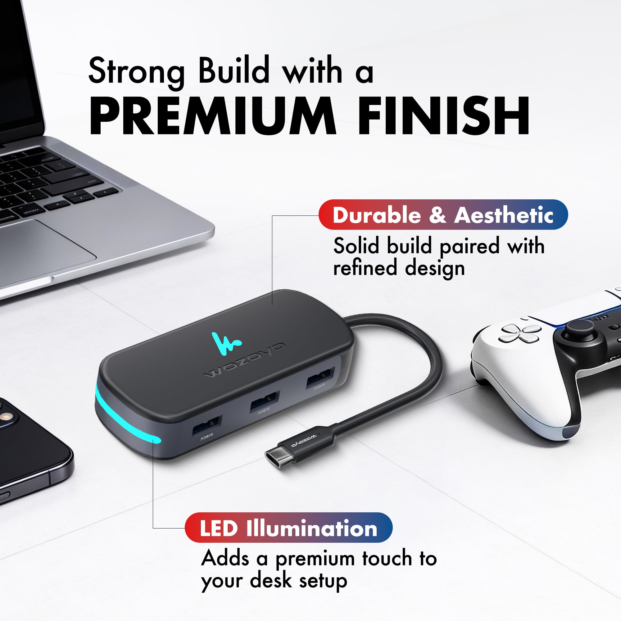 Type C 6 in 1 Docking Station, Series 1