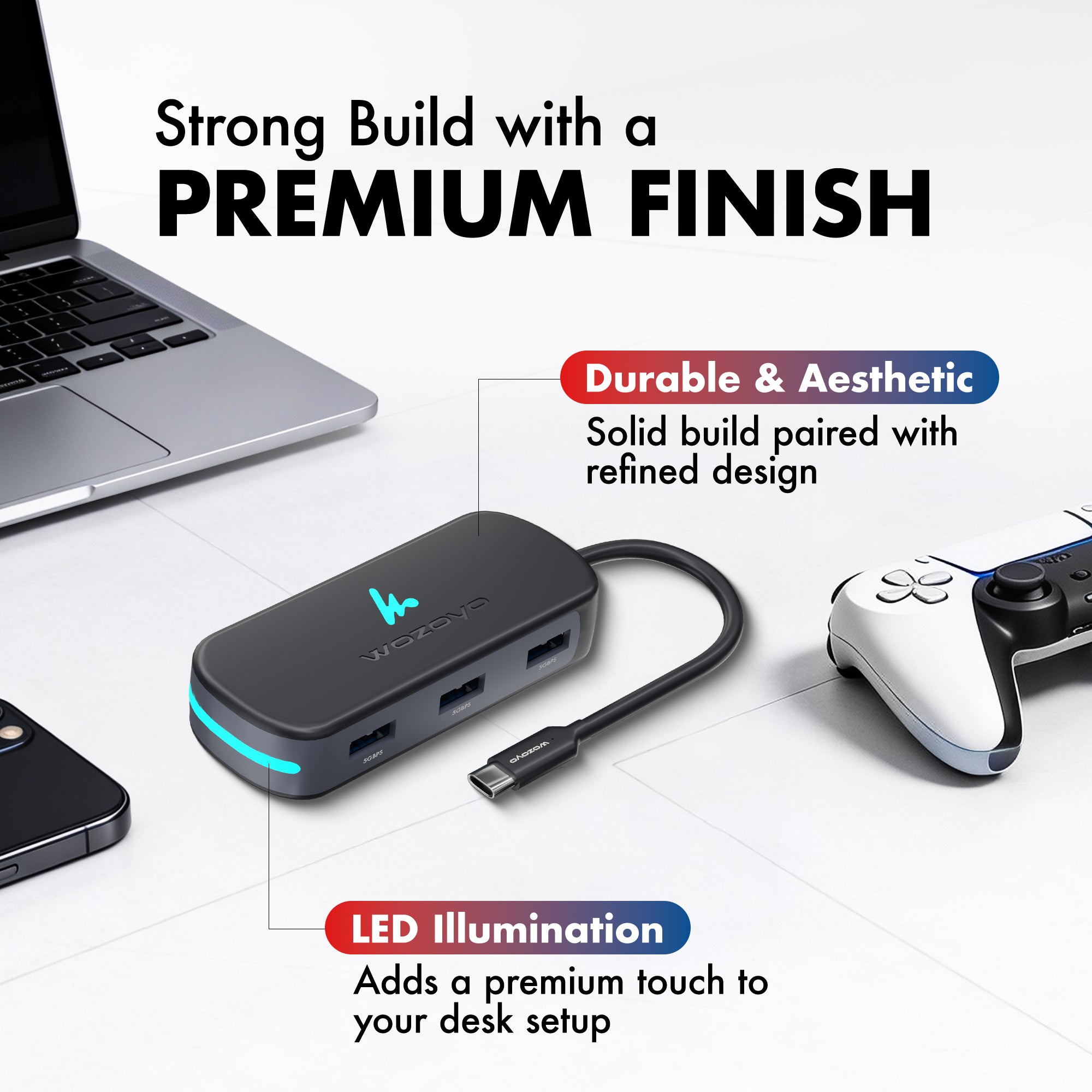 Type C 7 in 1  Docking Station, Series 1