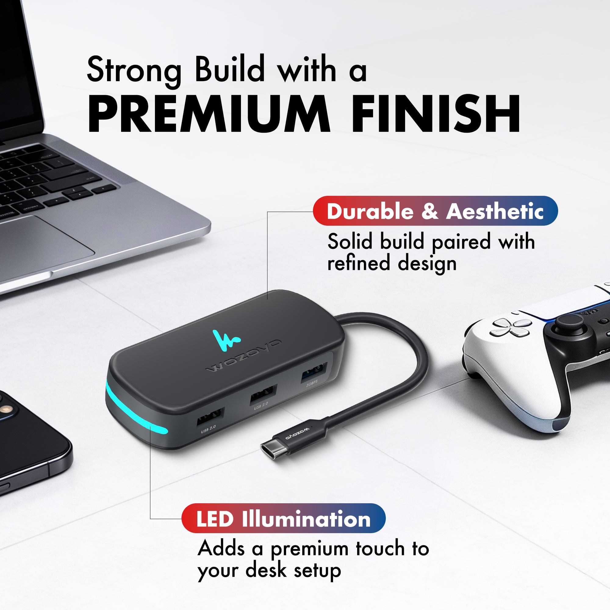 Type C 5 in 1 Docking Station, Series 1