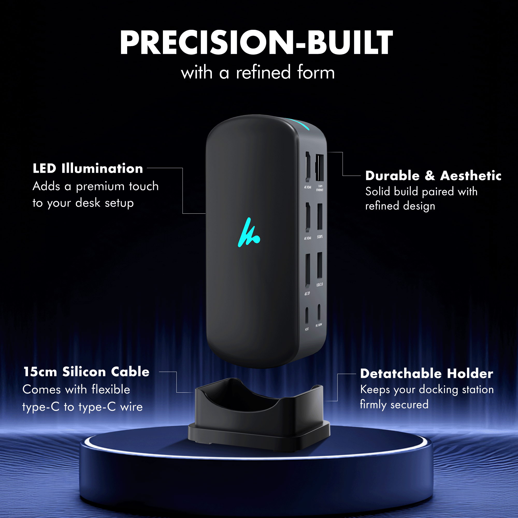 Type C 11 in 1 Docking Station, Series 1