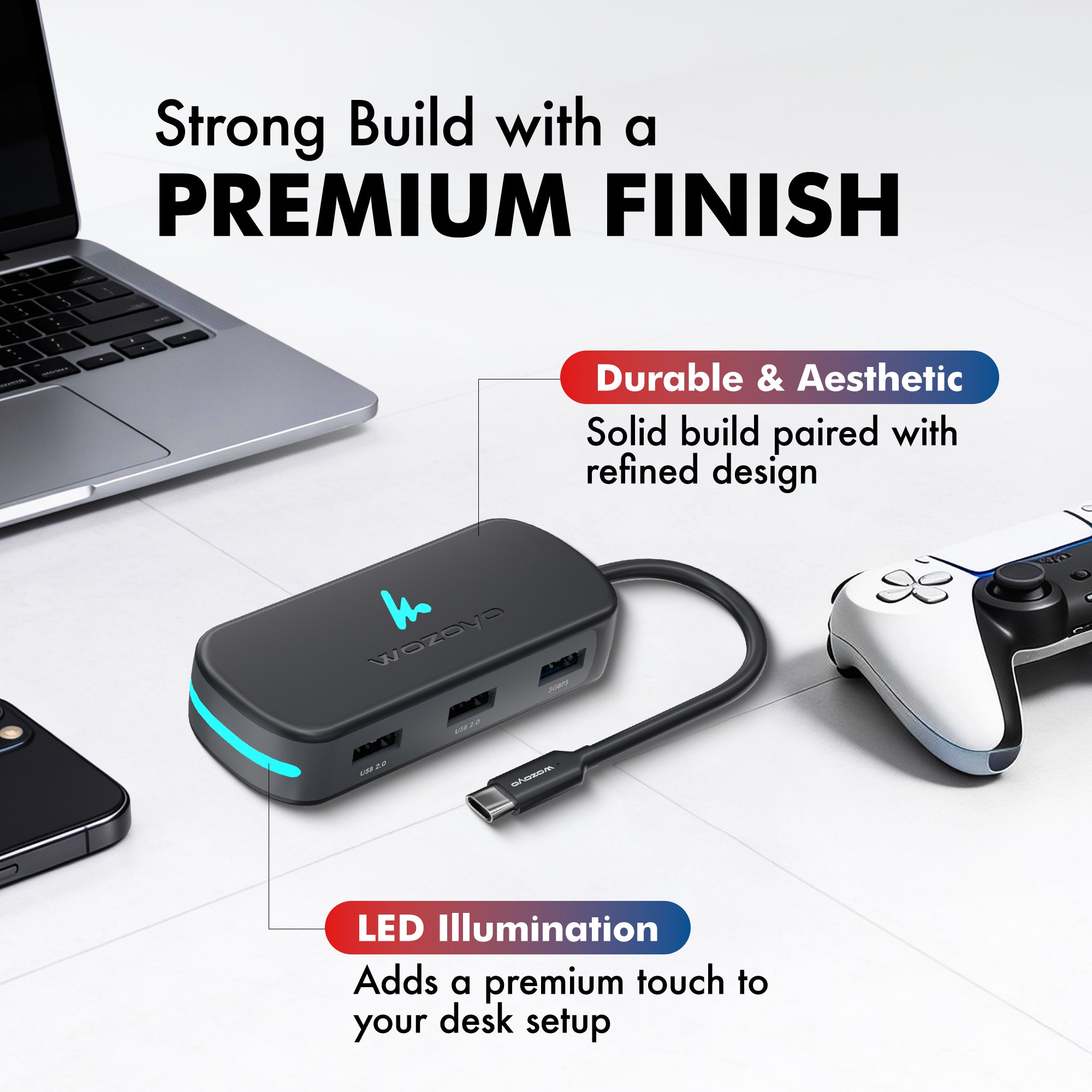 Type C 5 in 1 Docking Station, Series 1