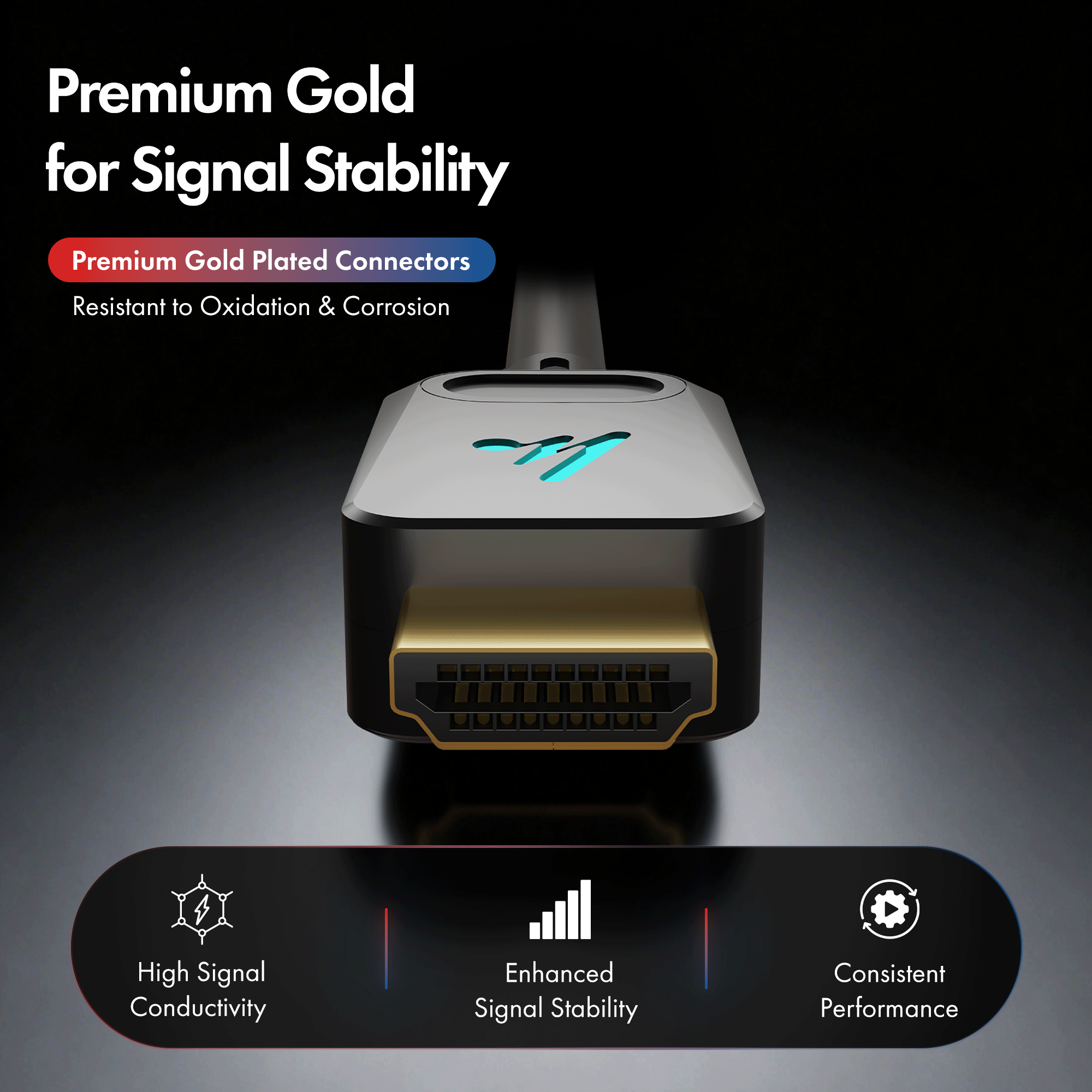 HDMI Cable with LED 2.1 Compliant - 5 Meter, Series 2