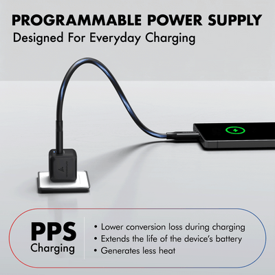 PD 30W GaN Charger, Black, Series 1
