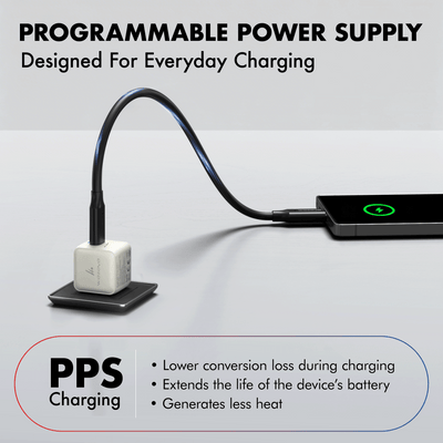 PD 20W GaN Charger, White, Series 1