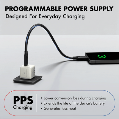 PD 30W GaN Charger, White, Series 1