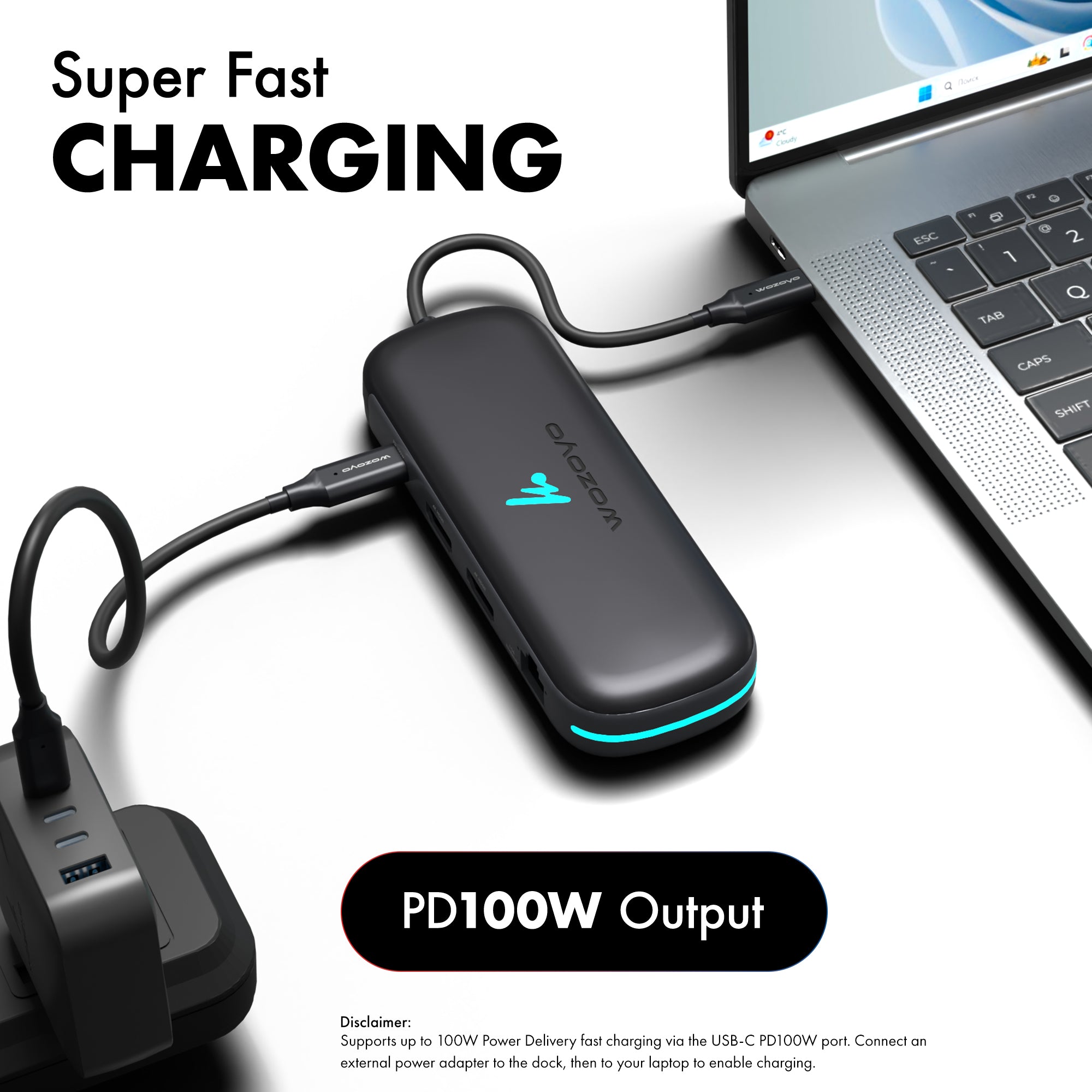 Type C to 8 in 1 Docking Station, Series 1