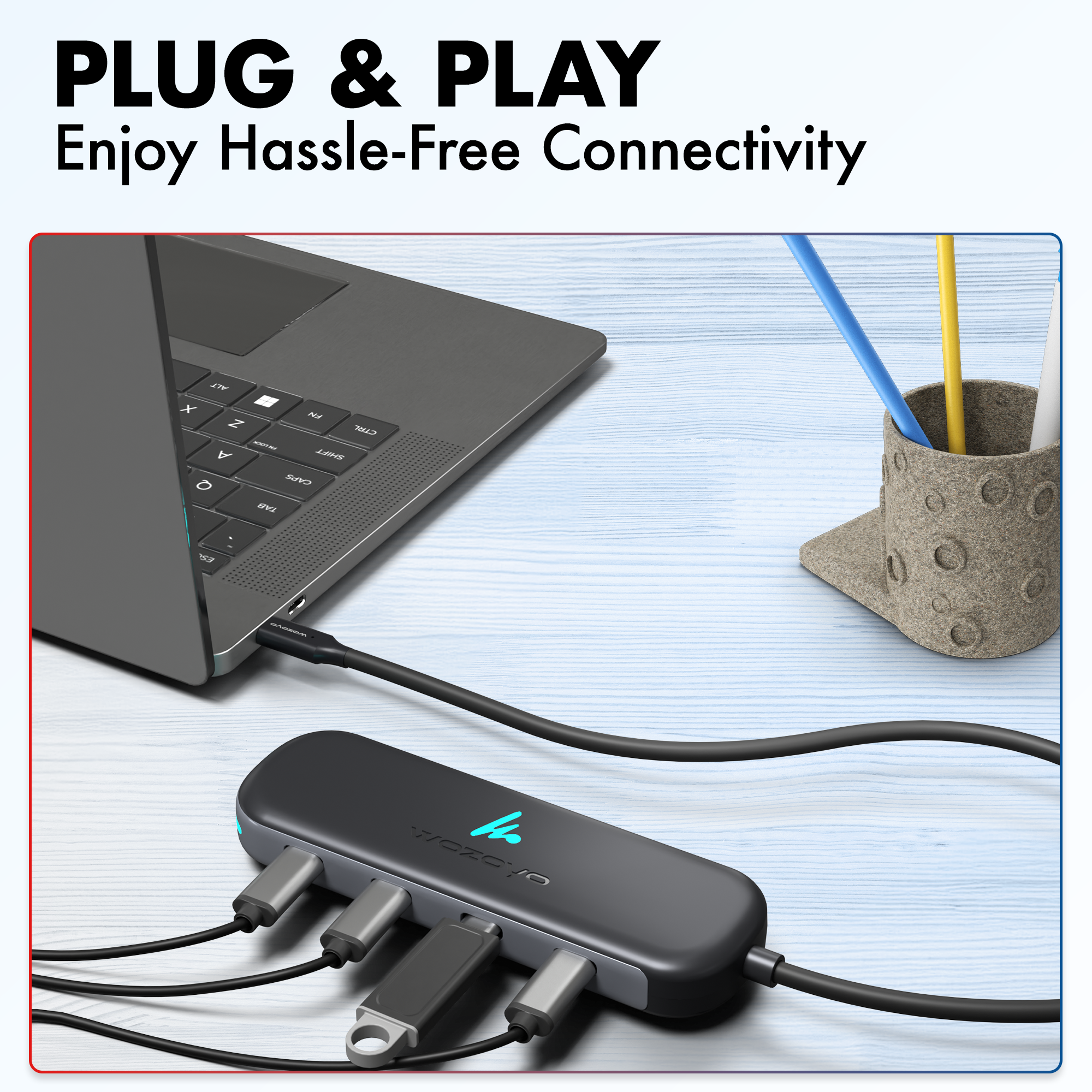 Type C to 4 in 1 Type C Hub, Series 1