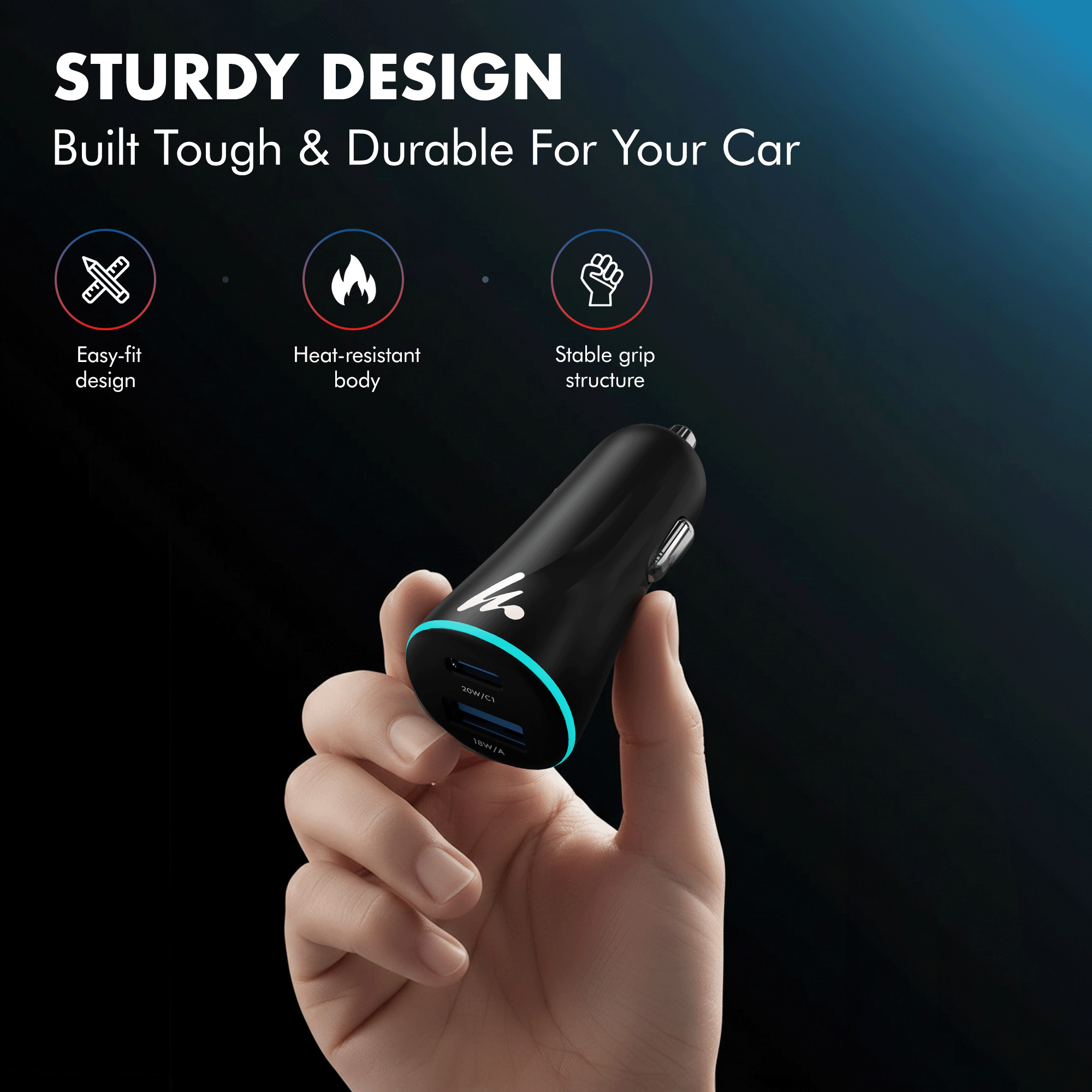 PD 20W Car Charger, Series 1