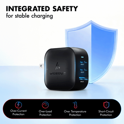 PD 65W GaN Charger, Black, Series 2