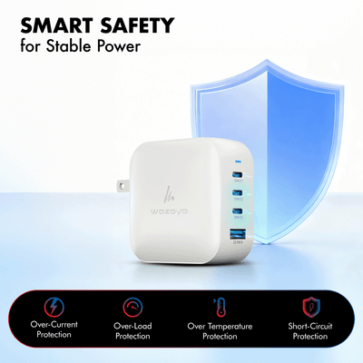 PD 100W GaN Charger, White, Series 2