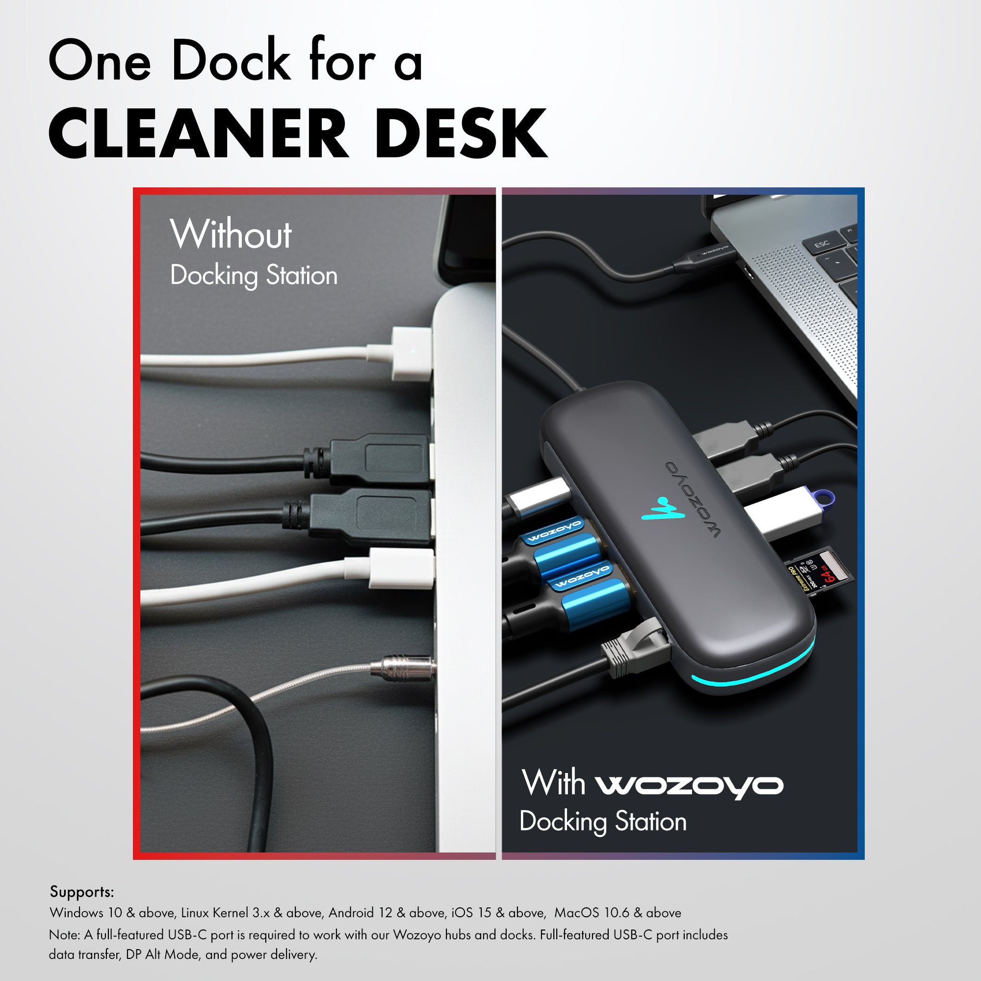 Type C 9 in 1 Docking Station, Series 1