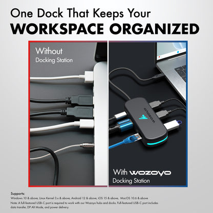 Type C 6 in 1 Docking Station, Series 1