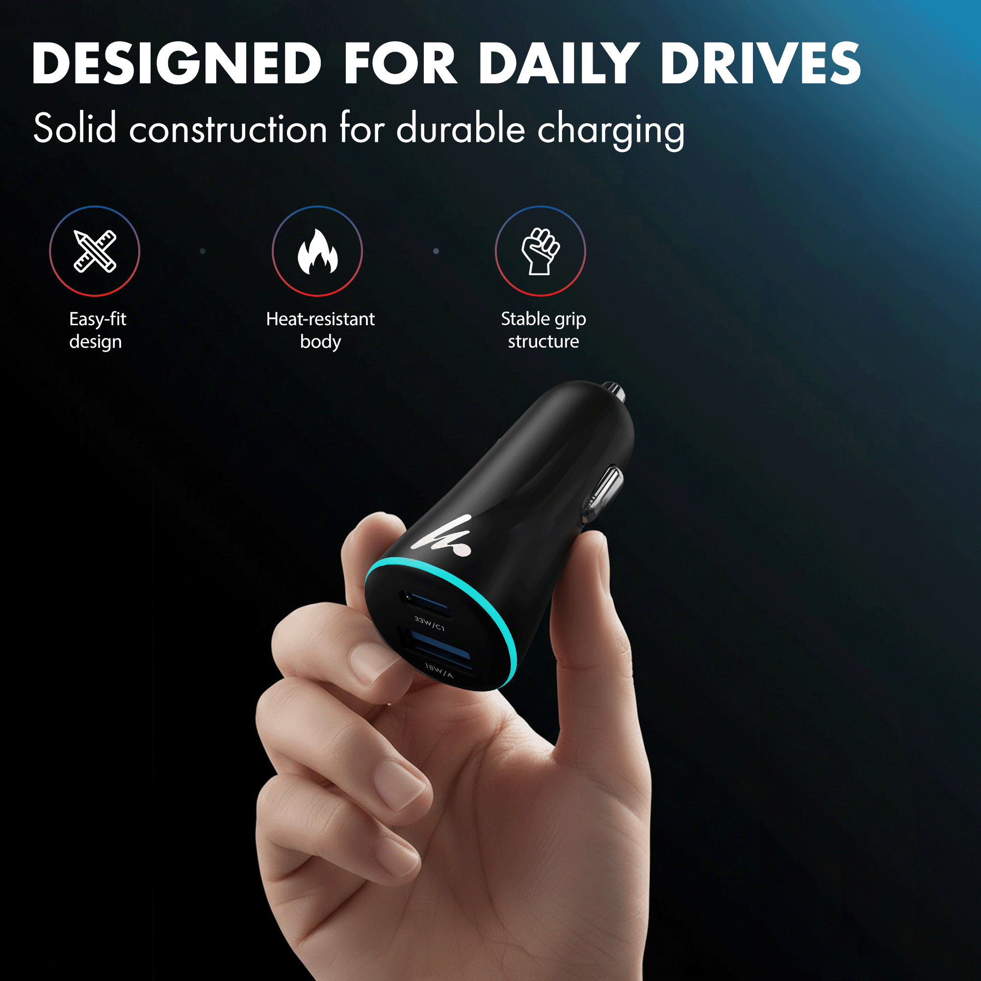 PD 51W Car Charger, Series 1