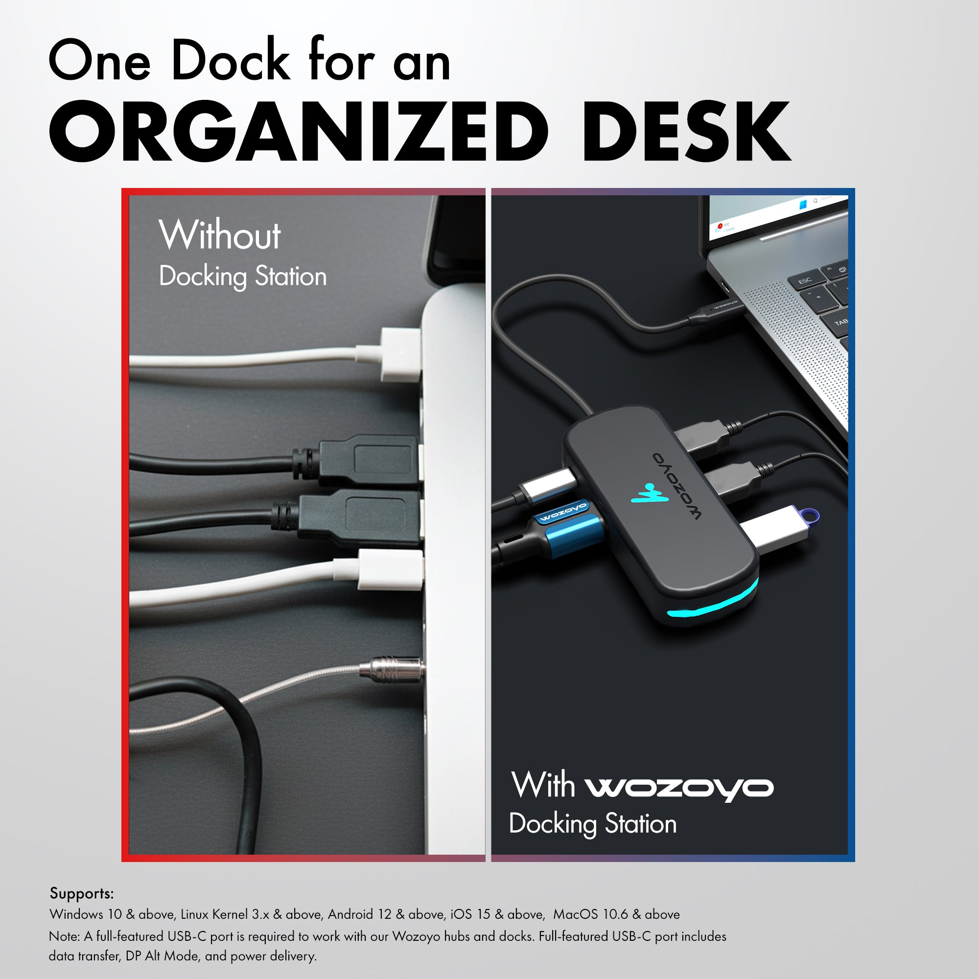 Type C 5 in 1 Docking Station, Series 1